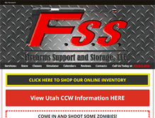 Tablet Screenshot of firearmssupport.com